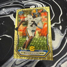 Marketplace image: 2026 Bowman Football Chase Hendricks Gold 1/1 Superfractor Cal Golden Bears
