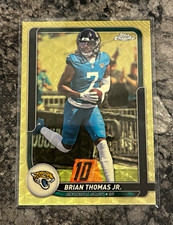 Marketplace image: 2026 Topps Chrome Brian Thomas Jr. Jaguars TFCC-36 Gold Superfractor 1/1