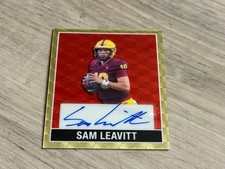 Marketplace image: 2025 Leaf  SuperFractor Mini 15th Anniversary Refractor  Sam Leavitt RC True 1/1
