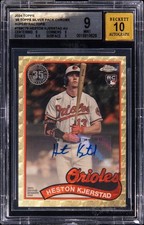 Marketplace image: 2024 Topps Heston Kjerstad Silver Pack Superfractor RC #1/1 BGS MINT 9 AUTO 10