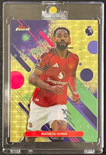 Marketplace image: 2025-26 Topps Finest Premier League Matheus Cunha Superfractor 1/1 Man United