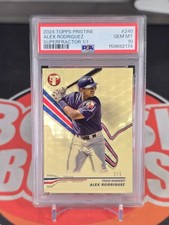 Marketplace image: 2024 Alex Rodriguez Topps Pristine Superfractor /1 PSA 10 #240