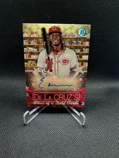 Marketplace image: 2025 Bowman Chrome Elly Da La Cruz 1/1 Superfractor Auto Hobby Stars Reds
