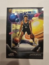 Marketplace image: Carter Bryant Topps Chrome Cosmic Space Walk 1/1 Superfractor 🚀🔥1️⃣/1️⃣