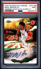 Marketplace image: 2025 SUPERFRACTOR 1/1 #MB MIKEL BROWN JR. 1/1 PSA 9