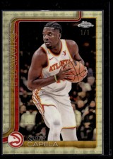 Current marketplace image for 2025 Topps Chrome #81 Clint Capela Superfractor