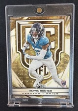 Marketplace image: 2025 Topps Chrome Black Travis Hunter 1/1 Rookie Design Superfractor #RV-13