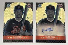 Marketplace image: 1/1 SUPERFRACTOR 💯 YES Two 2 ELIAN PENA 2025 Bowman Chrome AUTO Autograph Mets