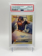Marketplace image: 2025 Bowmans Best Carson Benge Best Of 2025 Auto Superfractor 1/1