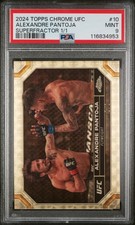 Marketplace image: 2024 TOPPS CHROME UFC SUPERFRACTOR 1/1 #10 ALEXANDRE PANTOJA 1/1 PSA 9