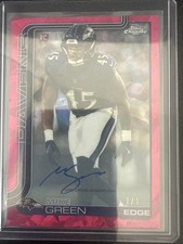 Marketplace image: 2025 Topps Chrome Sapphire Mike Green Auto 1/1 Padparadscha