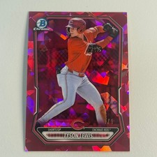 Marketplace image: 2026 Bowman Chrome Sapphire #BCP-5 Tyson Lewis 1/1 PADPARADSCHA