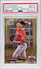 Marketplace image: 2017 Bowman Chrome SUPERFRACTOR 1/1 ~ RYAN MOUNTCASTLE RC Card PSA 10 GEM MINT