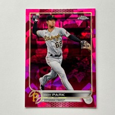 Marketplace image: Hoy Park 2022 Topps Chrome Sapphire Edition Padparadscha Rookie Card 1/1 #184