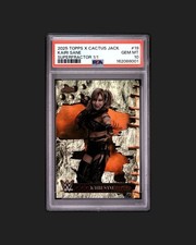 Current marketplace image for 2025 Topps Chrome WWE Cactus Jack #19 Kairi Sane Superfractor 1/1