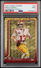 Marketplace image: 🔥2025 Topps Chrome  Brock Purdy Superfractor 1/1 PSA 9 San Francisco 49ers🔥