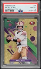 Marketplace image: 🔥2025 Topps Finest Brock Purdy Superfractor 1/1 PSA 8 San Francisco 49ers🔥