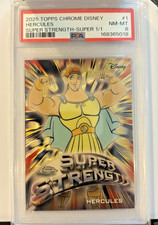 Marketplace image: Hercules 2025 Topps Chrome Disney Super Strength #1 Superfractor 1/1 PSA 8