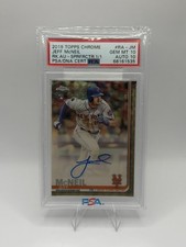 Marketplace image: 2019 Topps Chrome Jeff McNeil Rookie Auto Superfractor 1/1 PSA 10 Auto 10