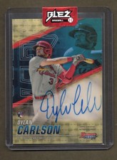 Marketplace image: 2021 Bowman's Best-SuperFractor 1/1 Dylan Carlson Rookie Auto Cardinals