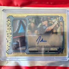 Marketplace image: Topps 2026 Bowman Chrome Superfractor 1/1 Jakob Marsee  jumbo auto relic rookie