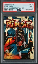 Marketplace image: 2025 TOPPS FINEST FIRST SUPERFRACTOR 1/1 #F-28 KAM JONES 1/1 PSA 9
