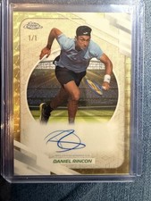 Marketplace image: 2026 Topps Chrome Tennis Daniel Rincon Superfractor Auto 1/1 On Card