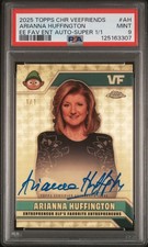 Marketplace image: 2025 SUPERFRACTOR 1/1 #AH ARIANNA HUFFINGTON 1/1 PSA 9