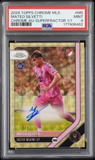 Current marketplace image for 2026 Topps Chrome #MS MATEO SILVETTI Superfractor 1/1