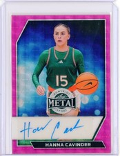 Marketplace image: 2026 Leaf Metal Women Sport HANNA CAVINDER Pink Superfractor Autograph AUTO 1/1
