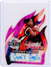 Marketplace image: 2026 Leaf Metal Women Sports CYNTHIA COOPER Pink Superfractor Autograph AUTO 1/1