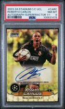 Marketplace image: 2023-24 SUPERFRACTOR 1/1 #CARC ROBERTO CARLOS 1/1 PSA 8