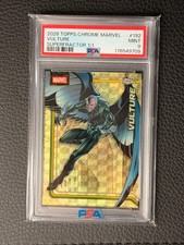 Marketplace image: 2026 Topps Chrome Marvel Comics Vulture Superfractor 1/1 PSA 9