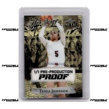Marketplace image: 2024 Leaf Women of Sport Proof - #HS-TS1 Tessa Johnson Rookie 1/1 SUPERFRACTOR