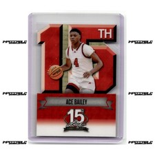Marketplace image: 2025 Leaf NSCC - #CB-2 Ace Bailey Rookie 1/1 SuperFractor Die-Cut