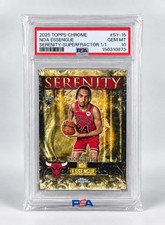Marketplace image: 2025 Topps Chrome Noa Essengue SERENITY SUPERFRACTOR 1/1 PSA 10 GEM MINT RC 🔥