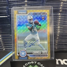 Marketplace image: 2026 Topps Flagship Football Carnell Tate Superfractor 1/1 Rookie Auto