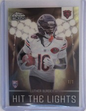 Marketplace image: 2025 Topps Chrome Black NFL Football Luther Burden III Rookie Superfractor 1/1