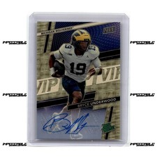 Marketplace image: 2026 Panini National VIP - #RP-BU Bryce Underwood Rookie Auto 1/1 SUPERFRACTOR