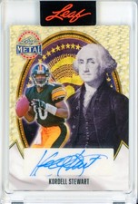 Marketplace image: 2026 Leaf Metal President's Day KORDELL STEWART Superfractor AUTO Autograph 1/1