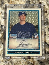 Marketplace image: 2009 Bowman Chrome Superfractor Jesse Darcy RC Rookie 1/1 Rays Long Island!!