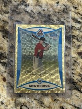 Marketplace image: 2008 Bowman Chrome Superfractor Greg Thomson RC Rookie 1/1 Dbacks Long Island!!