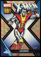 Marketplace image: 2025 Marvel Topps Chrome COLOSSUS 1/1 SuperFractor SSP 1:66784 #XM-2
