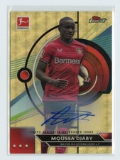 Marketplace image: 2022-23 Topps Finest Bundesliga Moussa Diaby Auto #92 - 1/1 SUPERFRACTOR 1/1