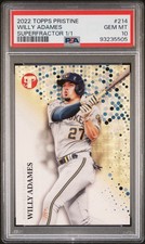Marketplace image: Willy Adames Superfractor 1/1 - 2022 Topps Pristine #214 - PSA 10