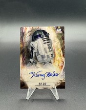 Marketplace image: 2021 Topps Star Wars Galaxy Kenny Baker As R2-D2 Auto Superfractor 1/1 #GA-KN