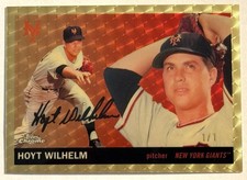 Marketplace image: 2025 Topps Chrome Platinum Anniversary Hoyt Wilhelm Superfractor 1/1 Giants HOF