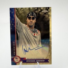 Marketplace image: 2024 Topps Chrome Michael Andrew Olympics Superfractor Auto 1/1 Swimming USA