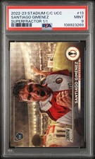 Marketplace image: TOPPS STADIUM CLUB CHROME UEFA CLUB COMPETITIONS #13 SANTIAGO GIMENEZ 1/1 PSA 9