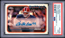Marketplace image: 2024 Topps Chrome Andre Reed Auto #1/1 Superfractor Autograph BA-ARE PSA 9 Bills